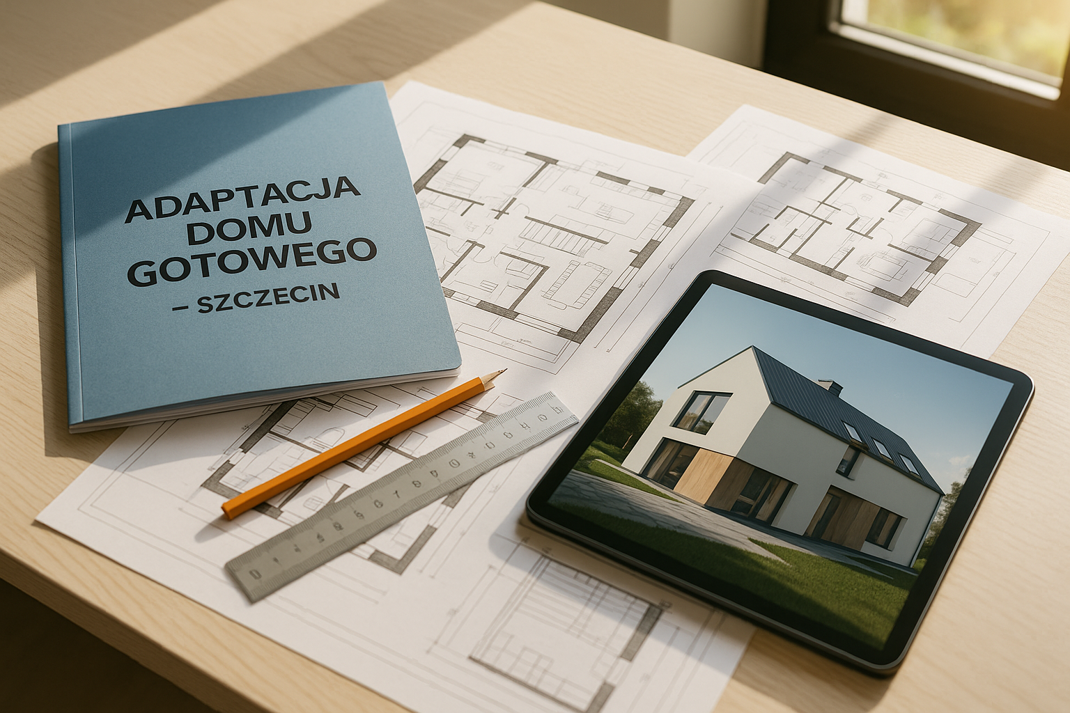 Biuro architektoniczne w Szczecinie – praca nad adaptacją projektu